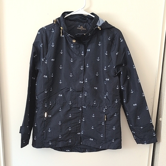 Princess Cruises Womens Small Raincoat Lightweight Jacket Blue Nautical Gorpcore - Picture 1 of 8
